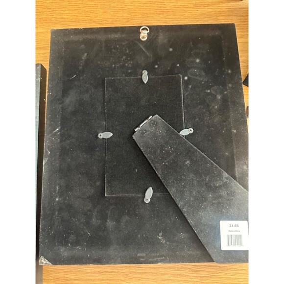 red shed country themed photo frame western red black cowboy 4x6 metal - Picture 3 of 5